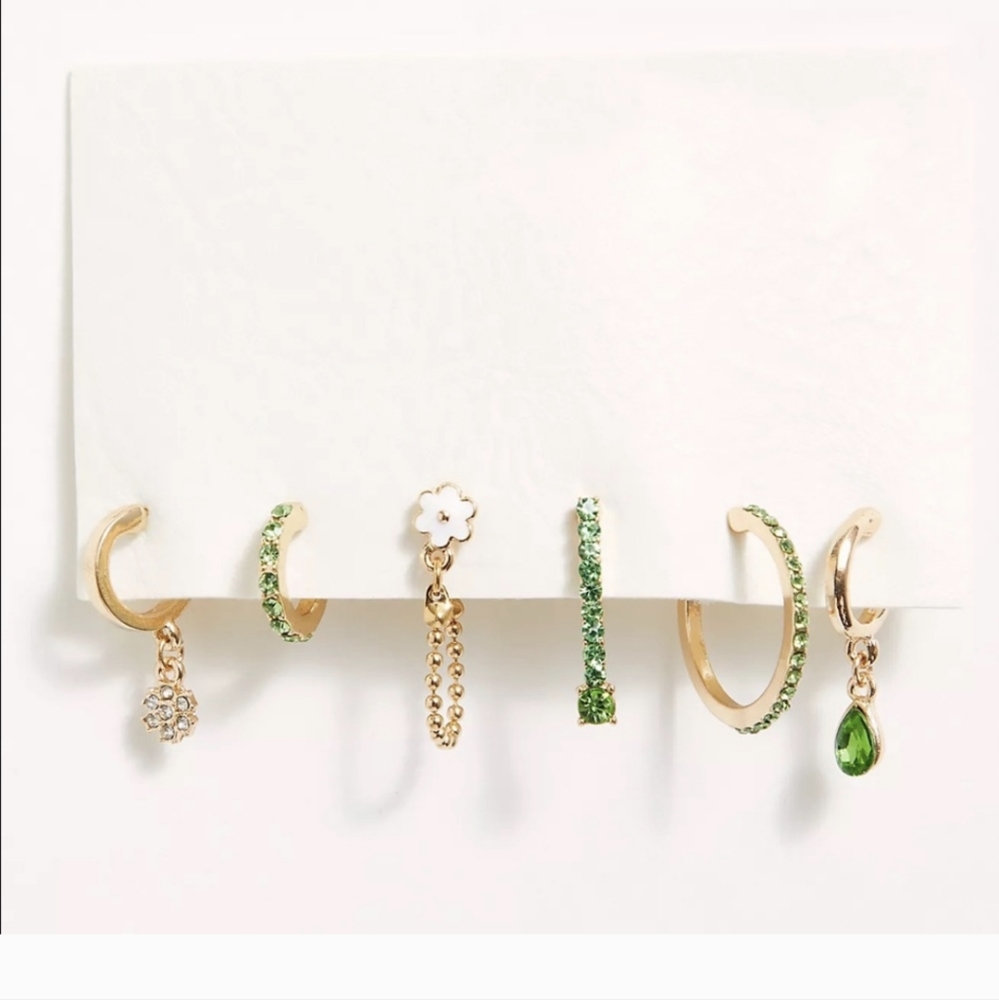FREE PEOPLE La Fleur Earring Set